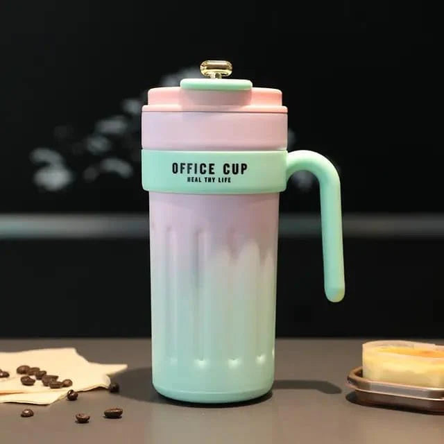 Temperature Display Coffee Cup Pink 650ML