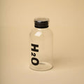 Borosilicate Glass Water Bottle H2O Style