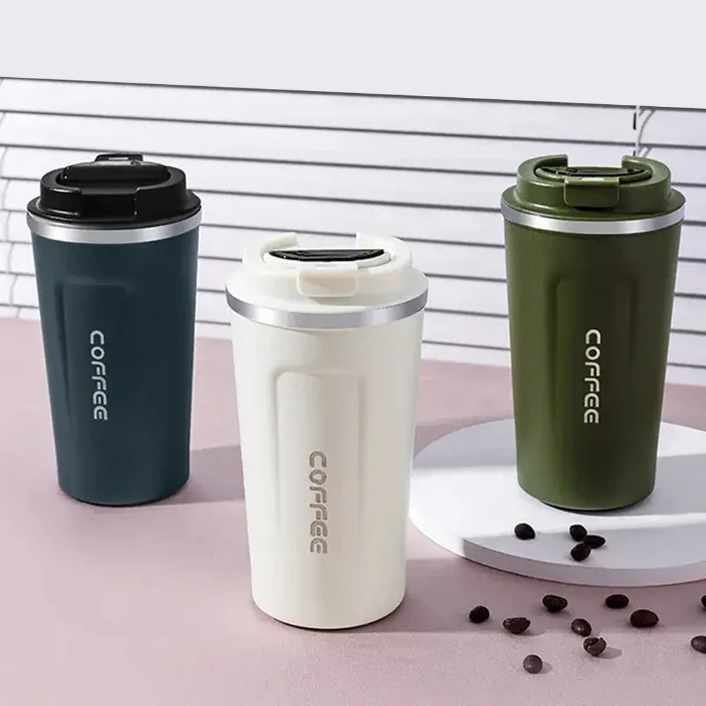 Stainless Steel Coffee Cup With Temperature Display