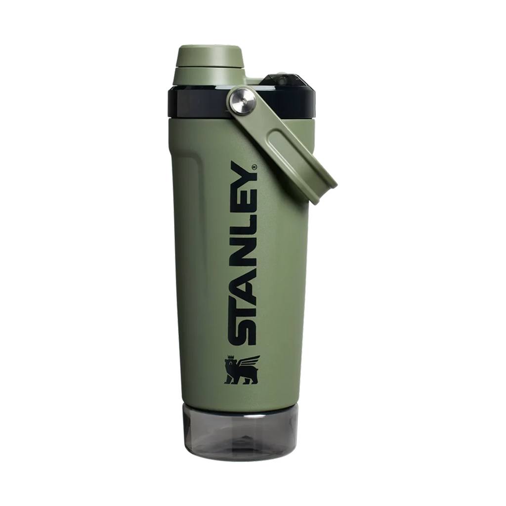 Stanley Activate Shaker Bottle 20oz – Dried Pine Stainless Steel Protein Mixer