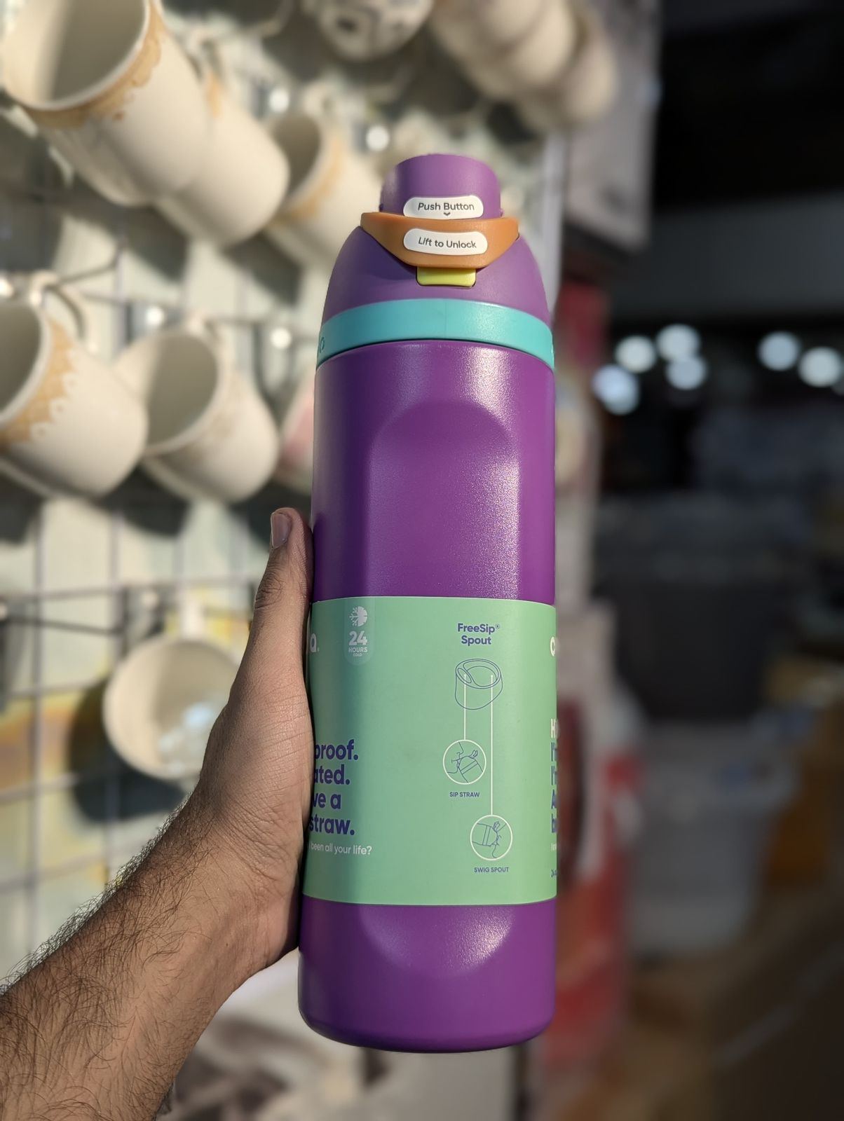 Owala FreeSip Insulated Stainless Steel Water Bottle 24oz