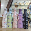 Stainless Steel Water Bottle 500ml with Carry Band – Leakproof Portable Bottle Assorted Colors